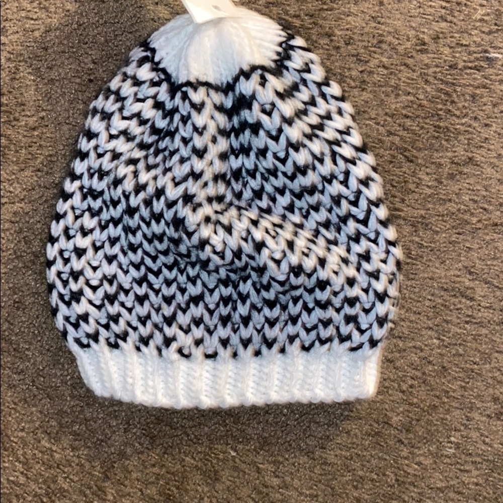 A knitted hat